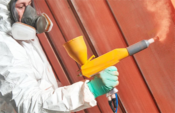 ручной процесс полимерной окраски листов ручной процесс полимерной окраски листов