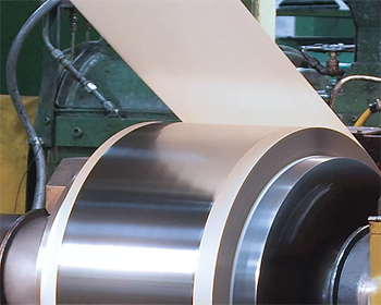 намотка полосы титановой в рулон