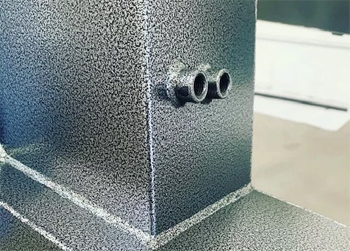 порошковая покраска черного металла с эффектом пористости