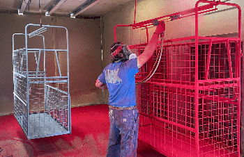 порошковая покраска сеток и решеток - трудоемкий процесс порошковая покраска сеток и решеток - трудоемкий процесс