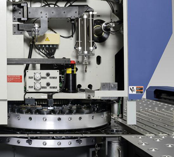 механизм пробивного станка с ЧПУ