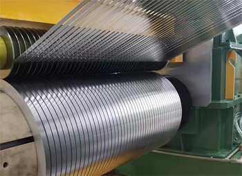 при продольно-поперечной резке рулонов металл можно разделить на полосы разной ширины