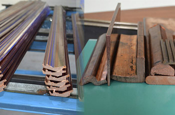 образцы медных профилей разных форм и назначений