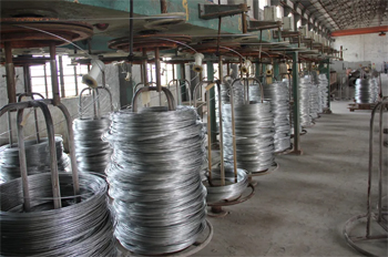 формирование бухт из стальной проволоки