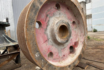 ремонт шкивов и маховиков - реальная задача даже для очень массивных и изношенных деталей