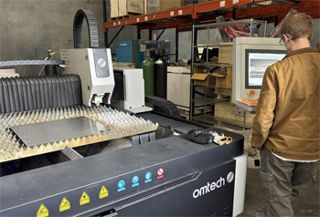 подготовка к резке алюминия на лазерном станке