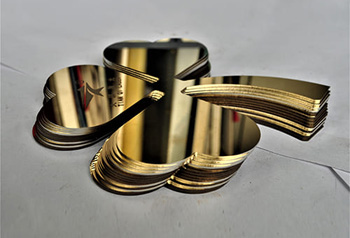 гидроабразивная резка латуни помогает серийно изготавливать сложные элементы