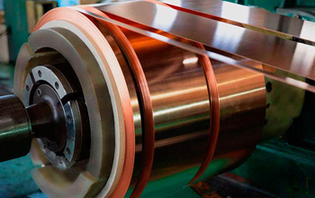 намотка медного рулона