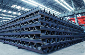 шпунт Ларсена перед отгрузкой заказчику