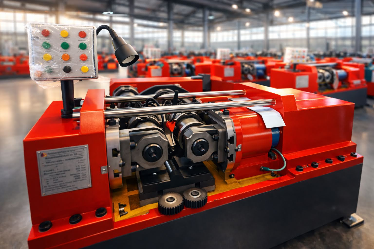 современные механческие станки для накатки резьбы