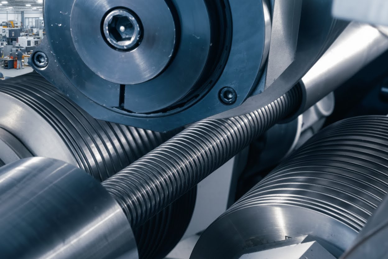 особенности работы станков для накатки резьбы определяются типом оборудования