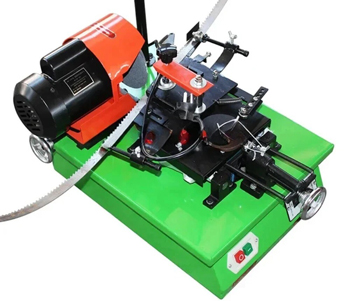 мини-станок для заточки ленточных пил легко поместится на рабочем столе