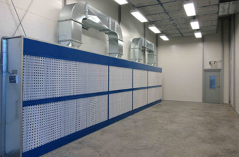 сушильные камеры-шкафы располагаются вдоль стен и занимают минимум пространства