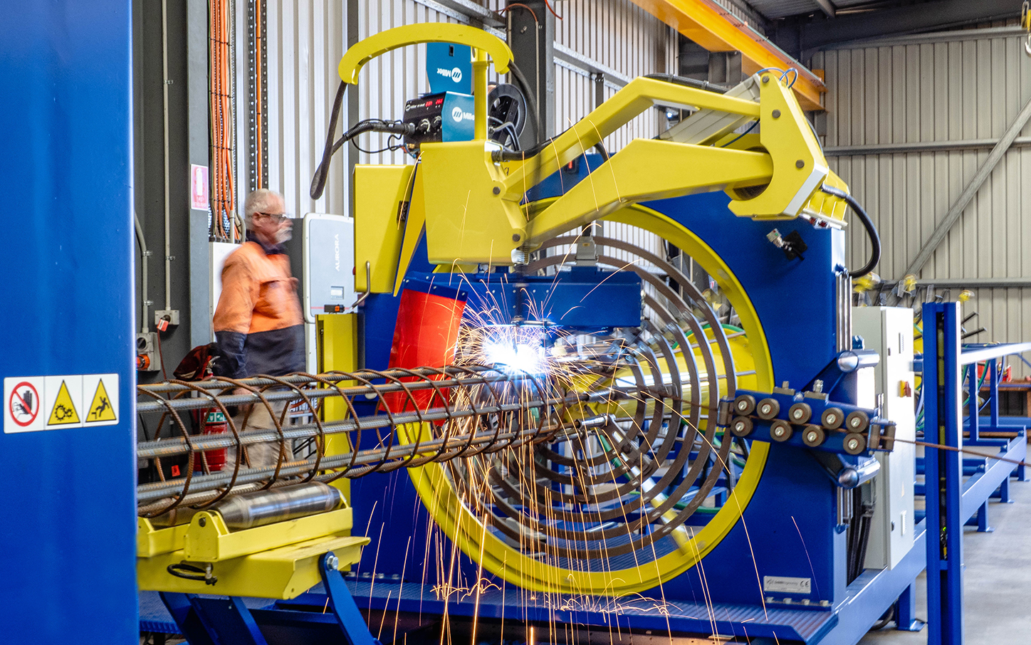 автоматическая сварка арматурных каркасов сложной формы