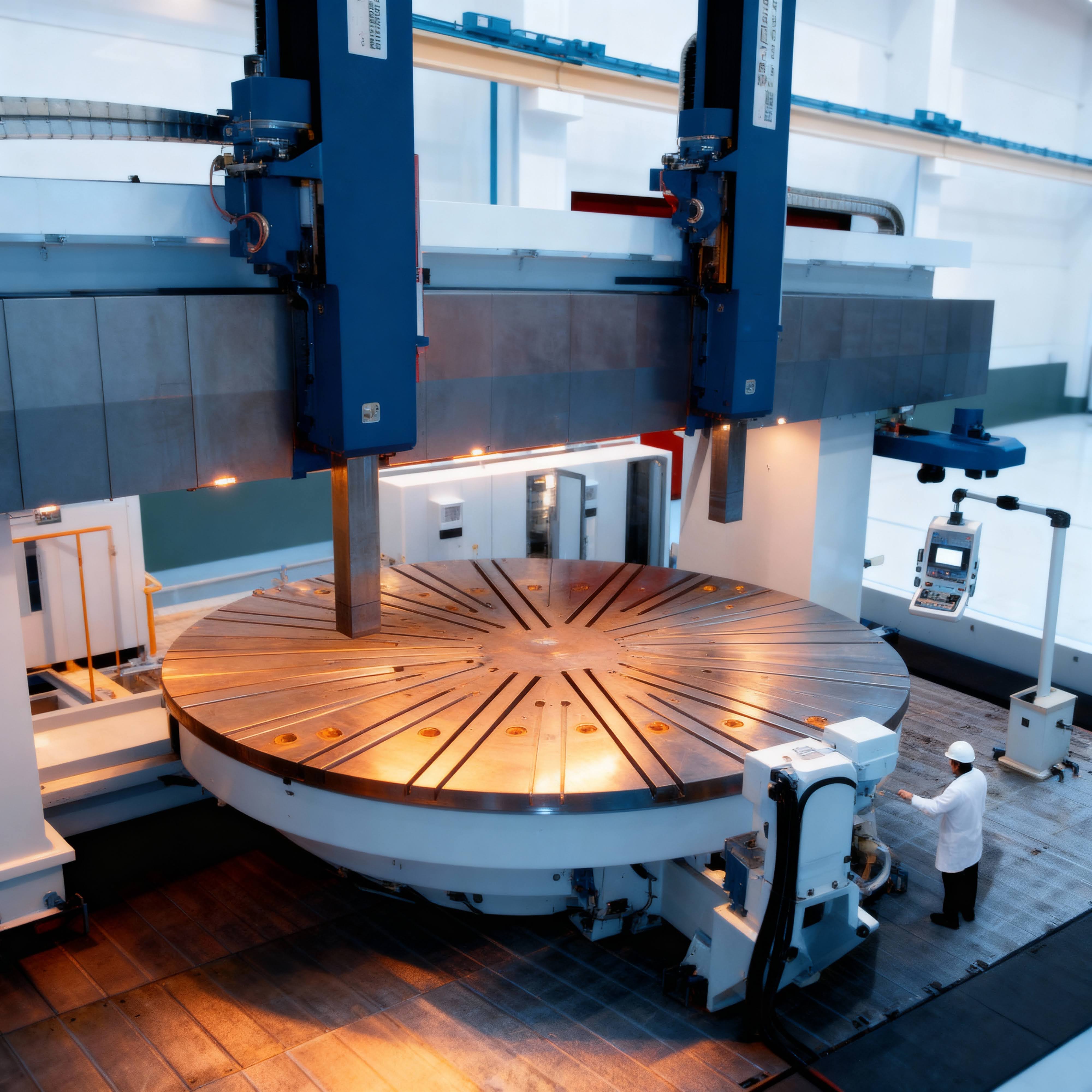 токарно-карусельные станки с большой площадью рабочего стола