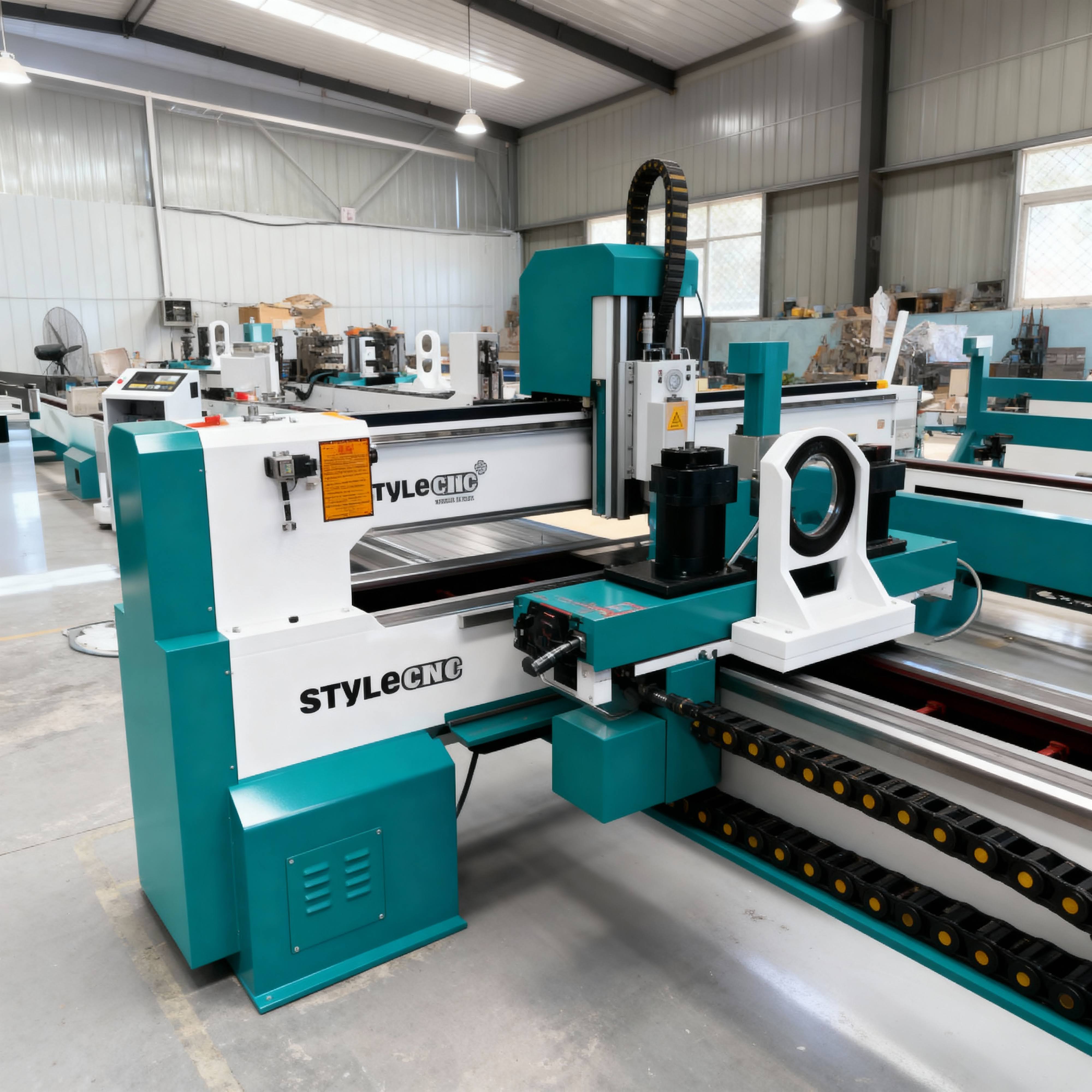 производственный участок с токарными автоматами