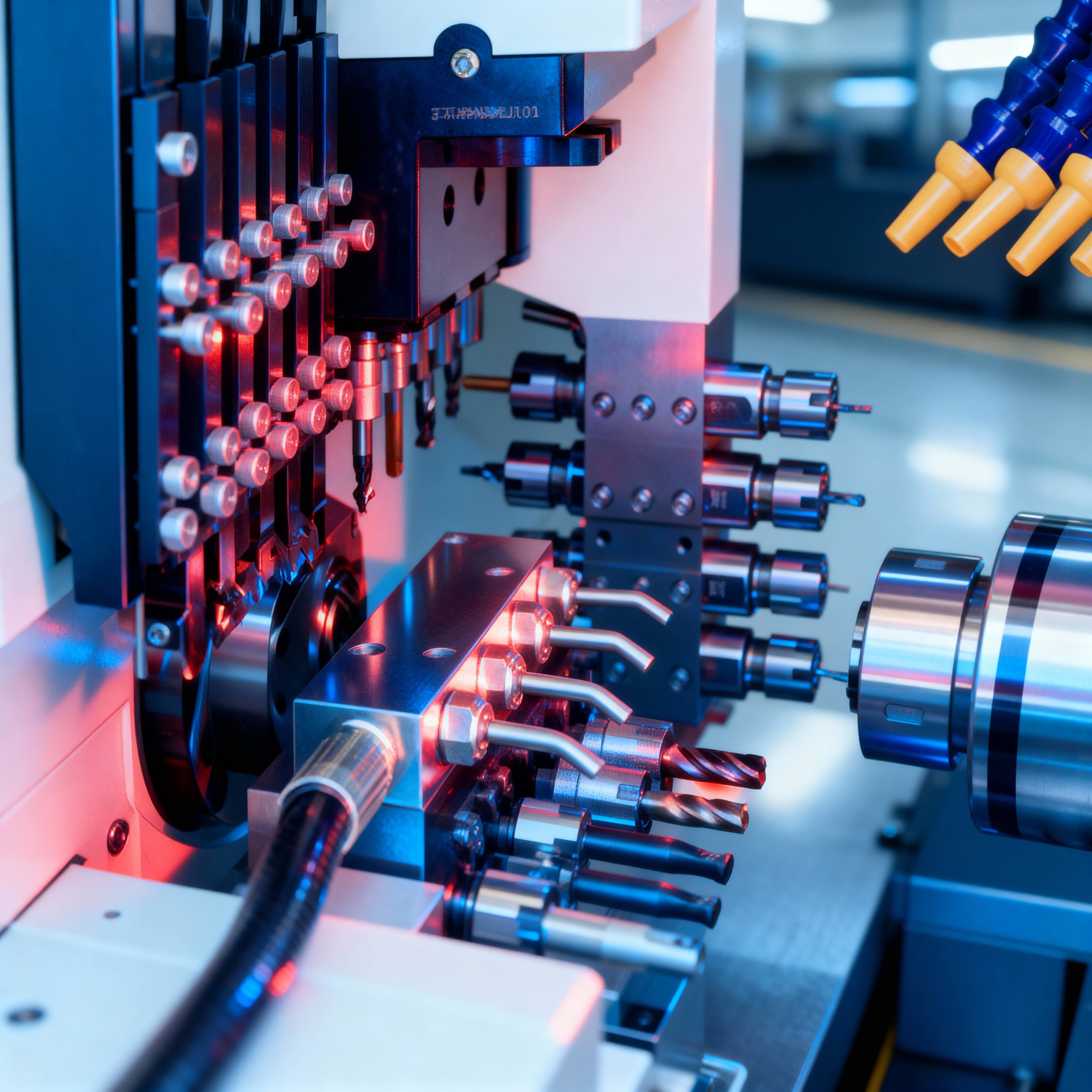 токарные автоматы - оборудование с богатым расеналом инструмента