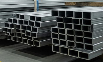 на складе прямоугольная алюминиевая труба проводит совсем немного времени: ее быстро разбирают