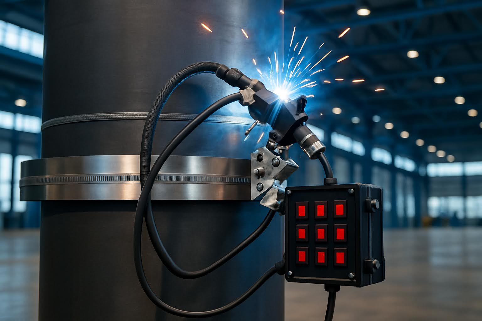 трубоэлектросварочные агрегаты несложно закрепить на поверхности