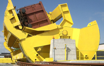 вагоноопрокидыватели могут работать и в крытых помещениях, и на открытых пространствах