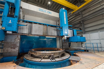 массивный карусельный станок для вертикально-расточных работ