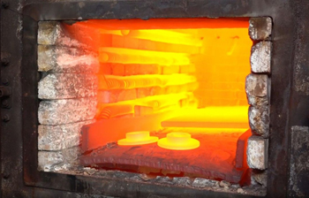 первый этап закалки металла - быстрый нагрев